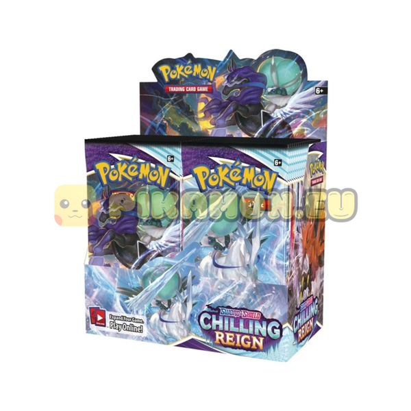 Pokémon TCG Chilling Reign sealed Booster Box – English (Sword & Shield SWSH06) front of box