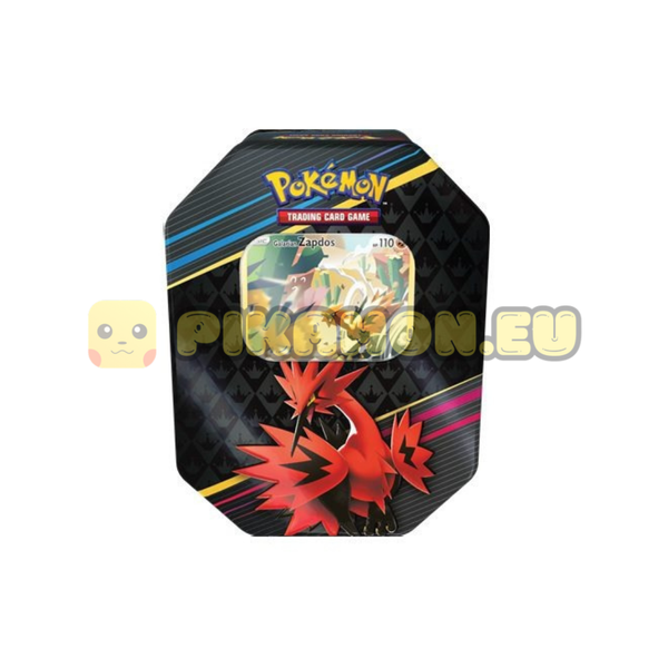 Pokémon TCG Crown Zenith Galarian Zapdos sealed collector Tin – English