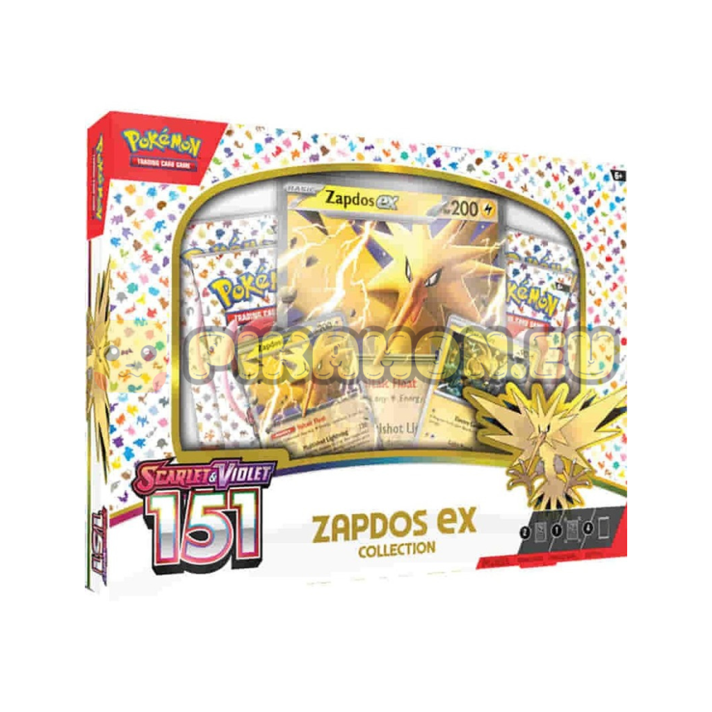 Pokémon TCG: 151 Zapdos ex Collection - Box Set - English