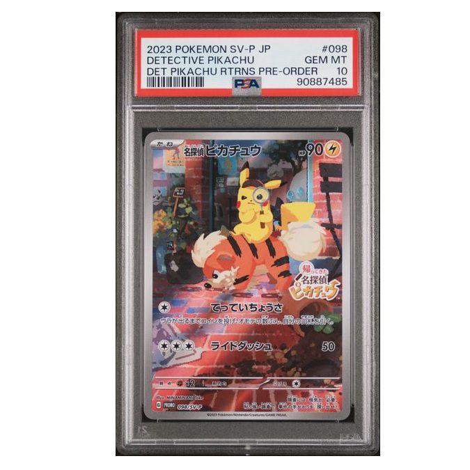 Pokémon TCG: Detective Pikachu (SV-P 098) - PSA 10 - Japanese