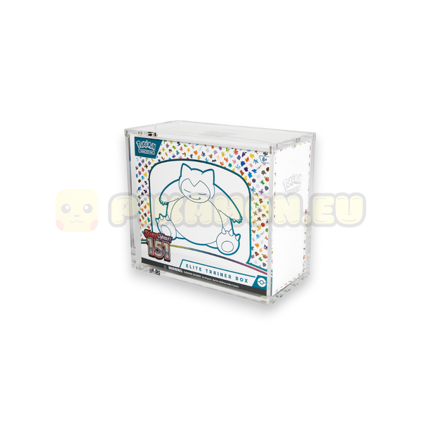 Heimdall® Rhino Strength acrylic display case for Pokémon Elite Trainer Box (ETB / TTB) with magnetic lid