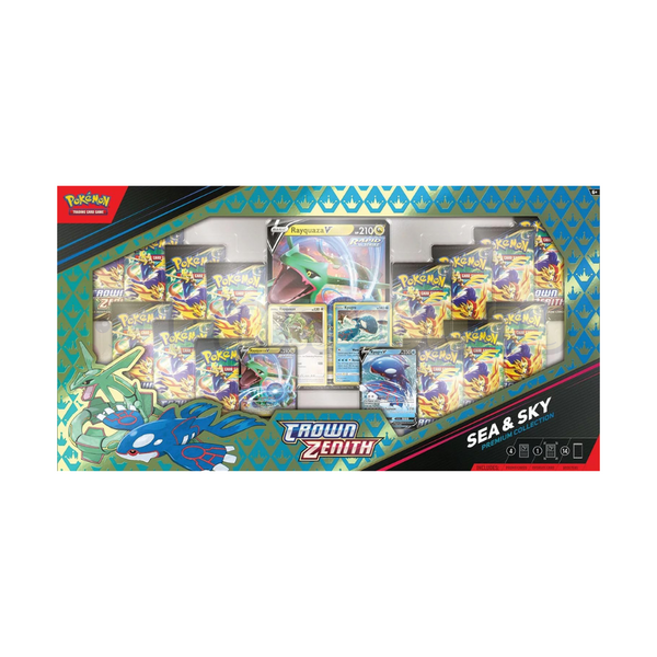Pokémon Crown Zenith: Sea and Sky Premium Collection (North America Exclusive) Box Set - English