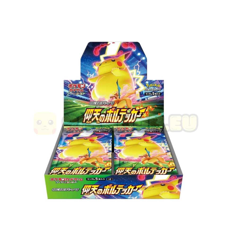 Pokemon Booster Packs Pokemon Sword & Shield Japanese Booster Pack -  Amazing Shocking Volt Tackle S4 (5 Cards) Grade 10 Japanese Pack